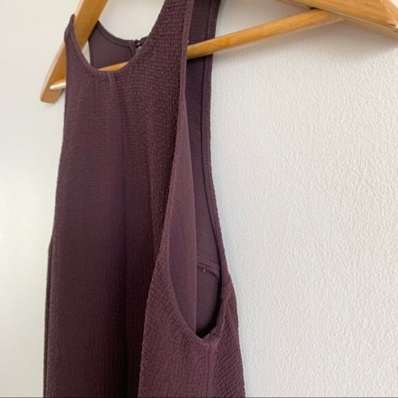 Aritzia Wilfred HIGH QUALITY Trompette Purple Halter Sleeveless Mini Dress - Picture 7 of 15
